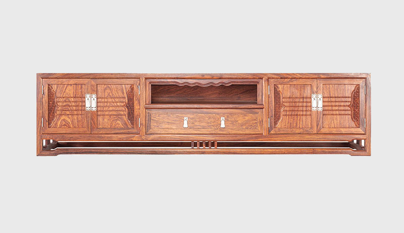 湛江刺猬紫檀电视柜低柜现代中式全实木电视柜客厅高低柜