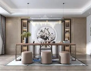 湛江新中式风格茶室如何规划设计
